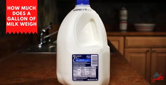 How Much Does a Gallon of Milk Weigh